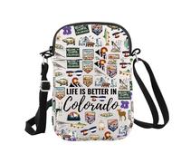 Colorado Viaggio Regalo Life is Better in Colorado Makeup Bag Colorado Vacanza Souvenir, a Colorado Cr Eu, Borsa cosmetica con stampa