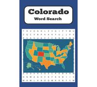 Colorado Word Search Puzzle Book: Word searches with easy to read print about Colorado, Cities, Nature, and So Much More | 6x9 inches | 110 pages | 55 ... Solutions | Gift for Vacation and Free Time