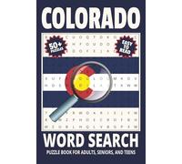 Colorado Word Search Puzzle Book: Word Searches with Easy to Read Print about Colorado, US state of Colorado, Colorado Travel and More | 6x9 inches, ... Gift for Vacations, Holidays and Relaxation