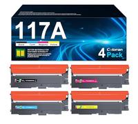 Coloran 117A Cartucce Toner Compatibile per HP 117A W2070A W2071A W2072A W2073A per Color Laser MFP 179fnw 178nw 178nwg 179fwg 150nw 150a 150w (Nero Ciano Giallo Magenta, 4-Pack)