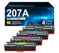 Coloran 207A (Con Chip) Cartucce Toner compatibile per HP 207A 207X per Color Laserjet Pro MFP M283fdw M282nw M283fdn M255dw M255nw W2210A W2211A W2212A W2213A (Nero Ciano Giallo Magenta, 4-Pack)