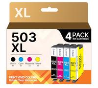 Coloran 503XL Alta Resa Cartucce Compatibili per Epson 503 XL Multipack per Expression Home XP-5200 XP-5205 XP5200 XP5205 Workforce WF-2960 WF-2965 WF2960DWF WF2965DWF WF2960 WF2965 (4-Pack)