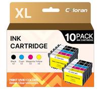 Coloran 604XL cartucce per Epson 604 cartucce multipack 604 XL compatibili per Epson XP 3200 XP 2205 cartucce XP 4200 XP 3205 XP 4205 WF 2910 WF 2935 (confezione da 10)
