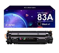 Coloran 83A Cartuccia Toner Compatibile per HP 83A CF283A per LaserJet Pro M201n M201dw MFP M225dn M225dw M125a M125rnw M125nw M127fn M127fp M127fs M127fw M225rdn (Nero, 1-Pack)