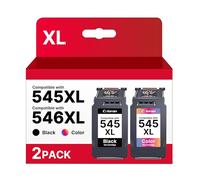 Coloran PG-545XL CL-546XL Cartucce Sostituzione per Canon 545 546 XL per Canon Pixma MG2550S MX495 TS3150 TR4550 MG2550 MG3050 MG2950 MG2450 TS3151 TR4551 TS3350 (1 Nero, 1 Tri-Colore)