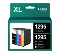 Coloran T1295 Multipack Cartucce d'inchiostro compatibili per Epson T1291 T1292 T1293 T1294 per Workforce WF-3520 WF-3540 WF-7525 WF-7515, Stylus SX235W SX425W SX445W SX535WD