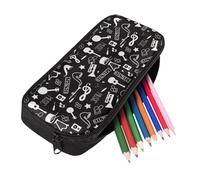 Coloranimal Astuccio per ragazze carino astuccio con cerniera per tornare a scuola borsa grande portapenne scuola, Musica., Portamonete
