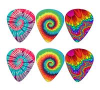 Coloranimal - Plettri per chitarra in celluloide colorato con stampa carina plettro elettrico acustico per basso, unico per musical, chitarrista, set da 6 pezzi