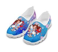 Coloranimal Scarpe da passeggio da donna, mocassini, scarpe da ginnastica in rete, leggere, per l'estate e tutti i giorni, Medico Infermiera Cartone Anim, 40 EU