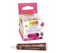 Colorante alimentare rosa + penna alimentare al cioccolato