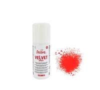 Colorante alimentare spray effetto velluto rosso 100 ml Decora