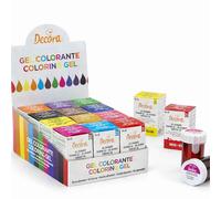 Colorante in gel per alimenti colore intenso e brillante 28g Decora