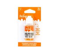 Colorante liquido liposolubile arancione per alimenti 15 g Decora