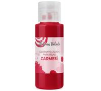 Colorante liquido per candele cremisi | facile da usare e altamente concentrato per creare candele rossastre per San Valentino e Natale | Mix di rosso e giallo, rende per molte candele. | 30 ml