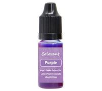 Colorante per candele, 10 ml, pigmento liquido altamente concentrato, bottiglia a tenuta stagna, per cera di soia, paraffina, sapone colorante viola
