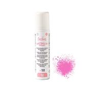 Colorante Spray alimentare ROSA pink - Spray METALLIZZATO - per Dolci e Torte - 75ml - per decorare e colorare pasta di zucchero, cioccolato ecc. - Coloranti di estrazione naturale