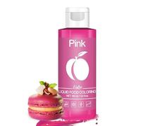 Coloranti Alimentari - 160ml Colorante Alimentare Liquido Insapore per Decorare Torte, Cuocere, Fondente e Macaron - Food Coloring Vivace per Glassa, Biscotti, Slime Fai-da-te e Artigianato (Rosa)