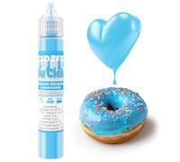 Coloranti Alimentari Liposolubili Blu Cielo - Colorante Concentrato Cioccolato per Torte Alla Crema, Decorazione Di Torte Al Forno, Cioccolato, Caramelle, Glassa, Gelato, Ciambelle, Biscotti - 30ml
