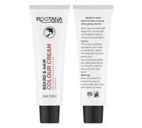 Coloranti per barba - Polvere per barba più piena - Set per la cura della barba per uomini | 60 ml shampoo per baffi e barba | Facile da applicare per barba e baffi da uomo