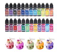 Coloranti Per - Coloring Soy Dyes | Set Pigmento Liquido Per La Produzione Di Velass Fai Da Te 18 O 24 Colori Pigmenti Velass Per Smalto Per Unghie