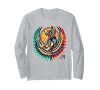 Colorata Mitologia egizia Antica, Ali della dea Iside Maglia a Manica