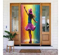 Colorata stampa classica danza n. 11 copertine decorative per porta, decorazione per interni ed esterni, primavera, estate, autunno, inverno, Halloween, Natale, decorazioni per la casa