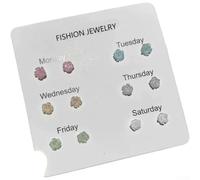 Colorati per aurora orecchini in resina da donna geometrici a goccia leggeri pendenti set di gioielli