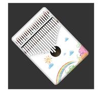 Colorato 21 Tasti Kalimba Thumb Piano Tastiera Portatile Strumento Musicale Principianti Finger Piano Kalimba Strumento Musicale (Color : 02)