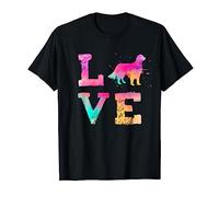 Colorato acquerello inglese Setter Dog Love-r Maglietta
