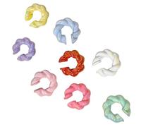 Colorato Alla Moda Orecchino Non Penetrante Orecchino Orecchino Fiore Cuffia Adatto Per Adolescenti Donne La Moda Versatilità Cercando Non Penetrante Resina Orecchini, Taglia unica, come descritto