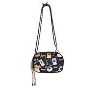 Colorato Carino Del Fumetto Divertente Cani Sling Borse Crossbody Uomini Trendy con Slot per Carte di Credito Piccolo Nero Borse Go shopping bolso manos libres para mujer