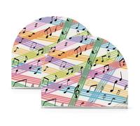 Colorato Cartoon Partitura Musica Acrilico Bloom Portatovaglioli per Picnic Bar Rustico freestanding Portatovaglioli per Cucina Home Decor