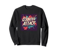 Colorato Contro Attacco Costume Felpa