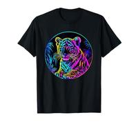 Colorato cucciolo di tigre nella scena della giungla Maglietta