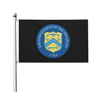 Colorato Decorazione esterna Sealifeifeife Of The United States Department Of The Treasury Flag Divertente Bandiera in poliestere 3x5 Ft per Decorazioni perpatio,Feste e celebrazioni