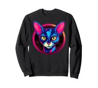 Colorato Devon Rex Space Astronauta Pixie Cat Felpa