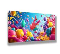 Colorato Dipingere con i Numeri Adulti 100 x 200 cm Tela, Dipingere con i Numeri Astratto Motivo Design, Hobby Creativi Adulti Kit di Pittura Acrilica Fai-da-Te, Home Room Decor, Regalo Creativo,885-W