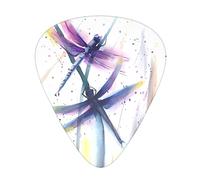Colorato Dragonfly Guitar Picks - Accessori per chitarra - Plettri per chitarra acustica Chitarra elettrica Basso per uomo donna Chitarrista professionale Musicisti e principianti