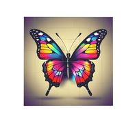 Colorato Farfalla Stampa Blocco di Mattoni Puzzle Quadrato Creativo Building Blocks Puzzle Home Desk Decor