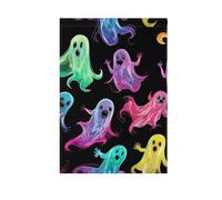 Colorato Fluorescente Halloween Ghosts bandiere all'aperto & banner banner all'aperto per la decorazione del giardino 28x40 double sided