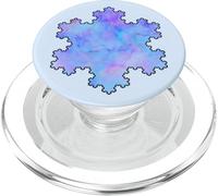 Colorato Fractal Koch Fiocco Di Neve Geometria Forme Mania PopSockets PopGrip per MagSafe