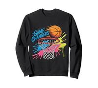 Colorato Game changers Basket Tie Dye Colore Splash Hoop Felpa