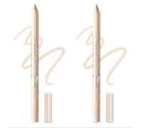 Colorato Gel Glitter eyeliner matite penna set, 2 pezzi Eyeliner impermeabile Labbra Liner Ombra d'occhio Matite sopracciglia Pen Eye Makeup (03 Nudo & 03Nudo)