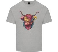 Colorato Highland Mucca Uomo Cotone T-Shirt
