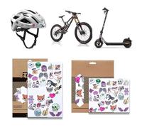 Colorato Impermeabile Adesivi Stile PVC Decal Set per Fai da Te Progetti &