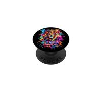 Colorato Leone Zodiaco Splash Art PopSockets PopGrip Adesivo