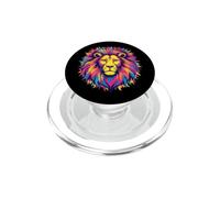 Colorato Leone Zodiaco Splash Art PopSockets PopGrip per MagSafe