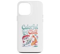 Colorato ma freddo Koi Fish Tranquility Custodia per iPhone 13 Pro Max