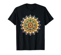 Colorato Mandala Yoga Zen Boho Spirituale Pattern Maglietta