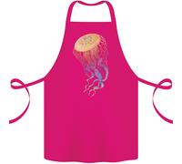 Colorato Medusa Oceano Vita Cotone Grembiule 100% Biologico